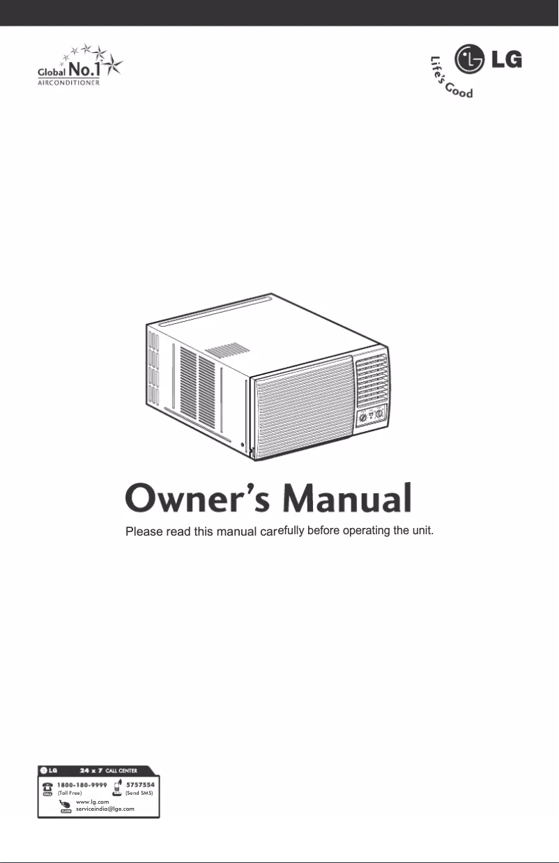 First page image of the manual for LWA2CR1A