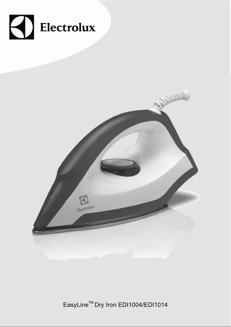 Image de la première page du manuel de l'appareil EasyLine EDI1004