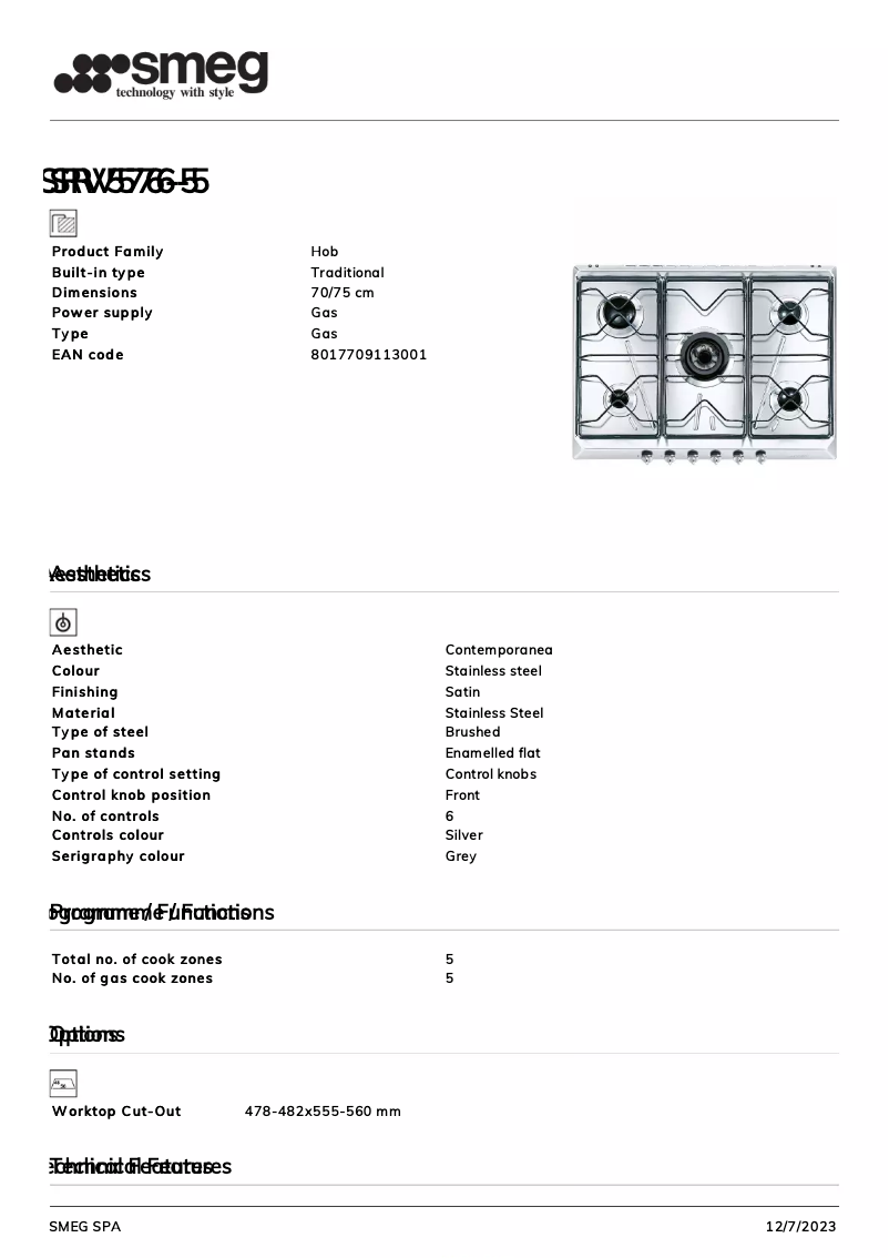 Image de la première page du manuel de l'appareil SRV576-5