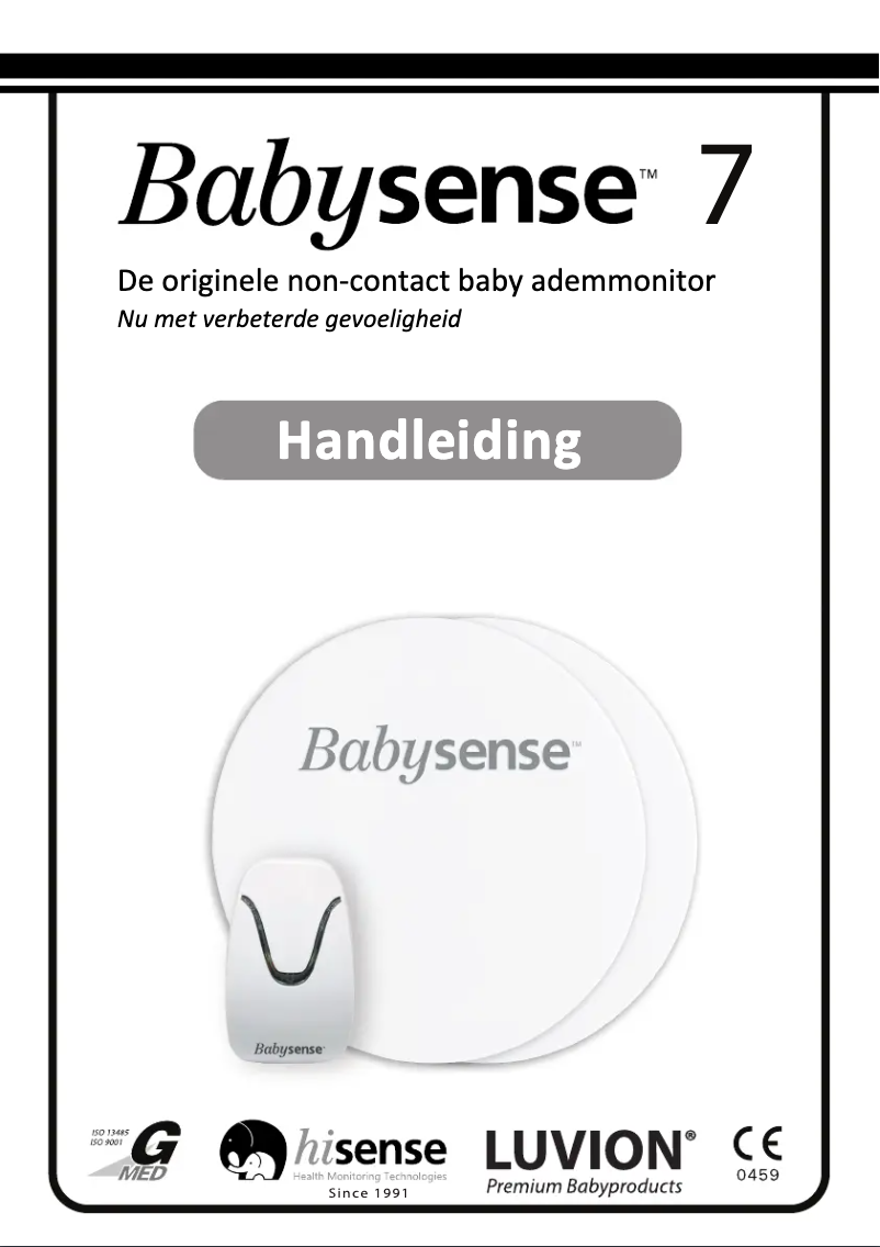 Image de la première page du manuel de l'appareil BabySense 7