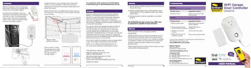 Página 1 del manual Manual de usuario Brilliant 21456/05