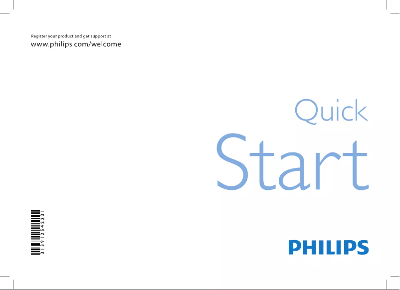 First page image of the manual for 40PFL6505H