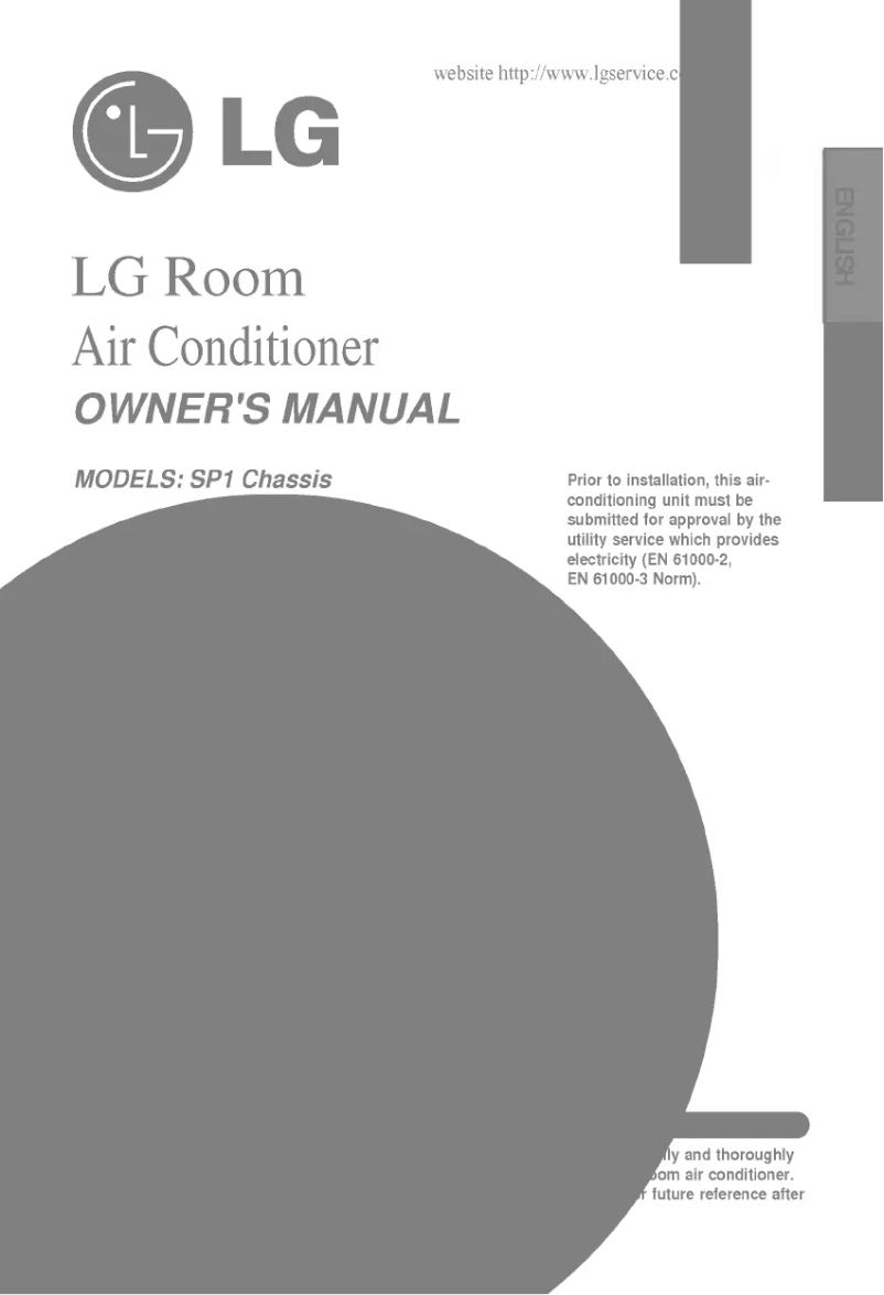 Image de la première page du manuel de l'appareil LSUC126PBL1