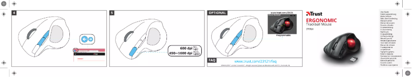 Page 1 de la notice Manuel utilisateur Trust Sferia