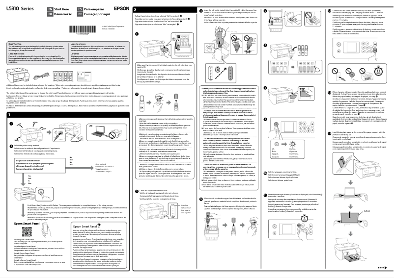 Page 1 of the manual Installation Guide Epson EcoTank L5310