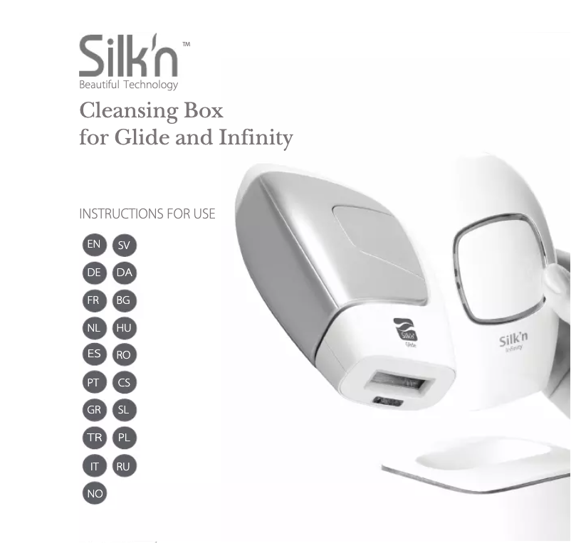 Page 1 de la notice Manuel utilisateur Silk'n CB1PEU