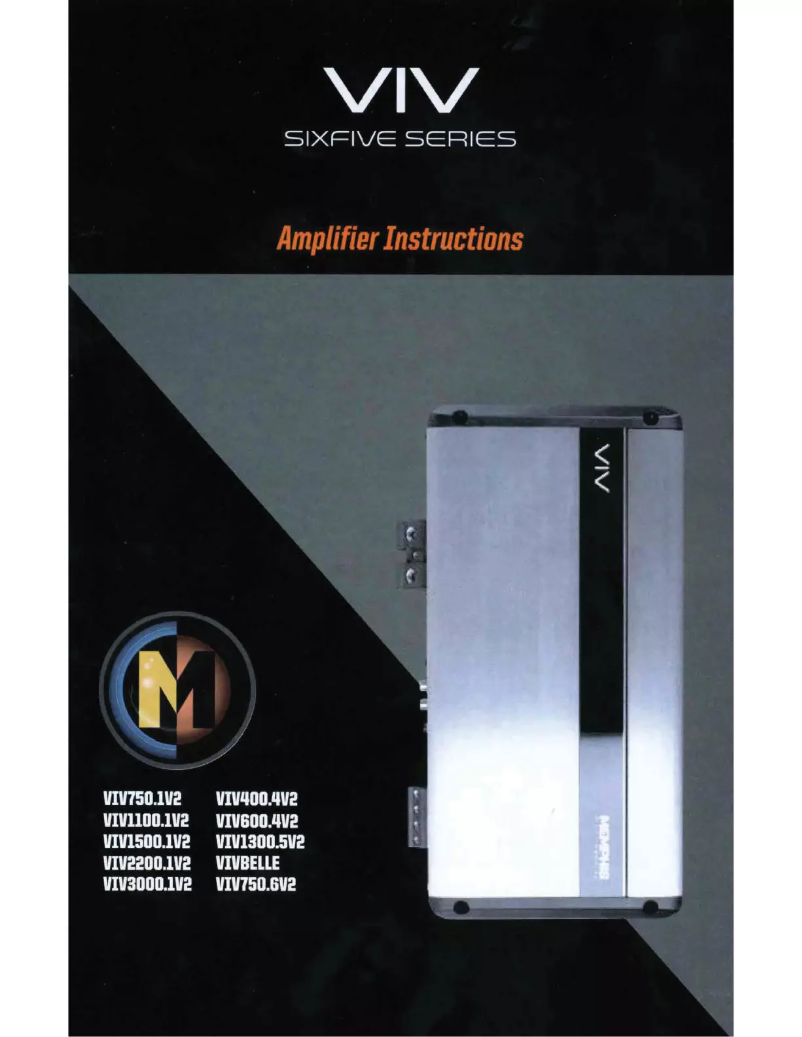 Page n°1 - Manuel utilisateur Memphis Audio VIV1100.1V2