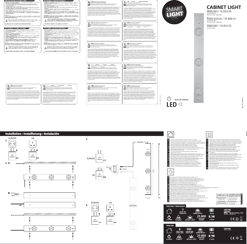 Page 1 de la notice Manuel utilisateur Smartwares 10.053.70