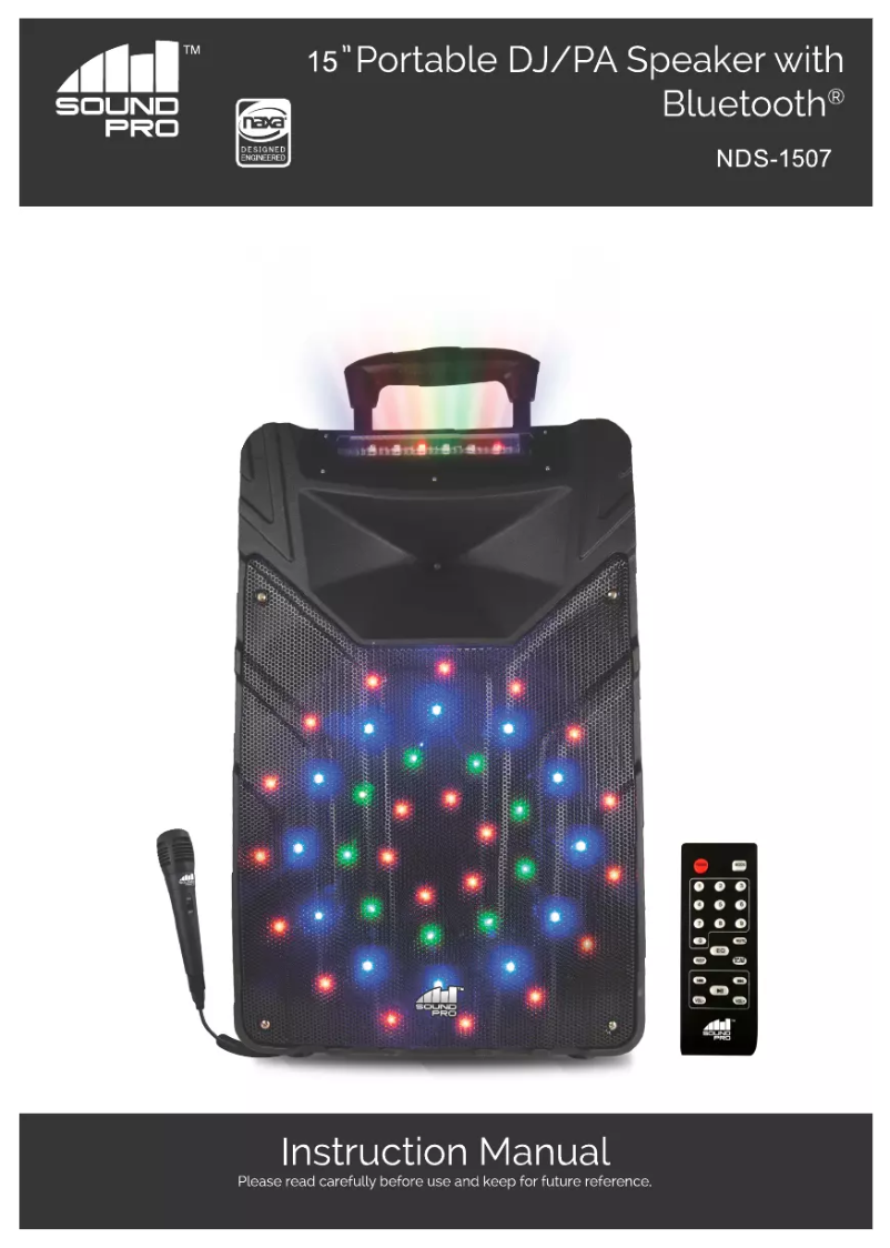 Página 1 del manual Manual de usuario Naxa NDS-1507