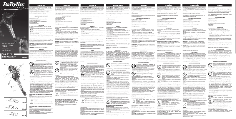 Image de la première page du manuel de l'appareil HB50E