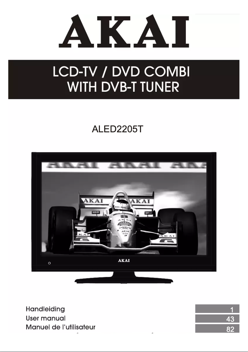 Image de la première page du manuel de l'appareil ALED2205TBK