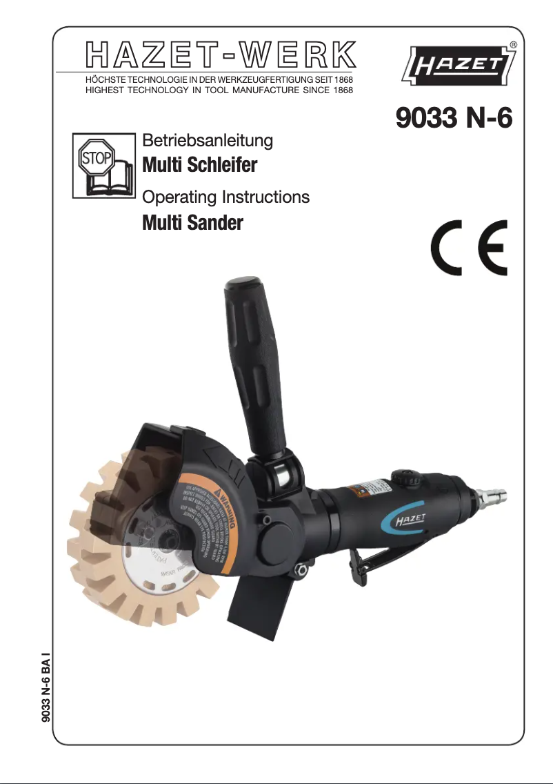 Página 1 del manual Manual de usuario Hazet 9033N-6
