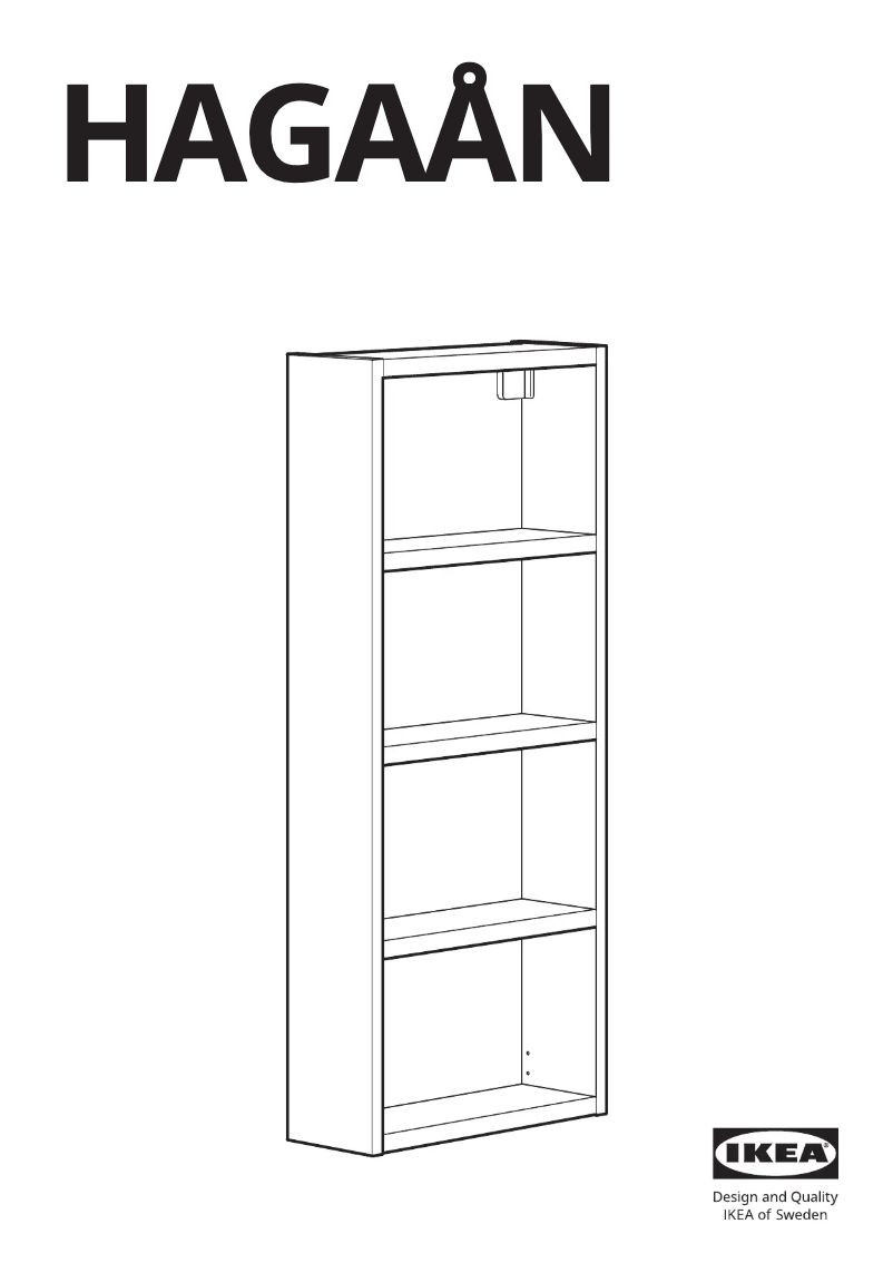 Página 1 del manual Manual de usuario Ikea HAGAÅN 705.355.36