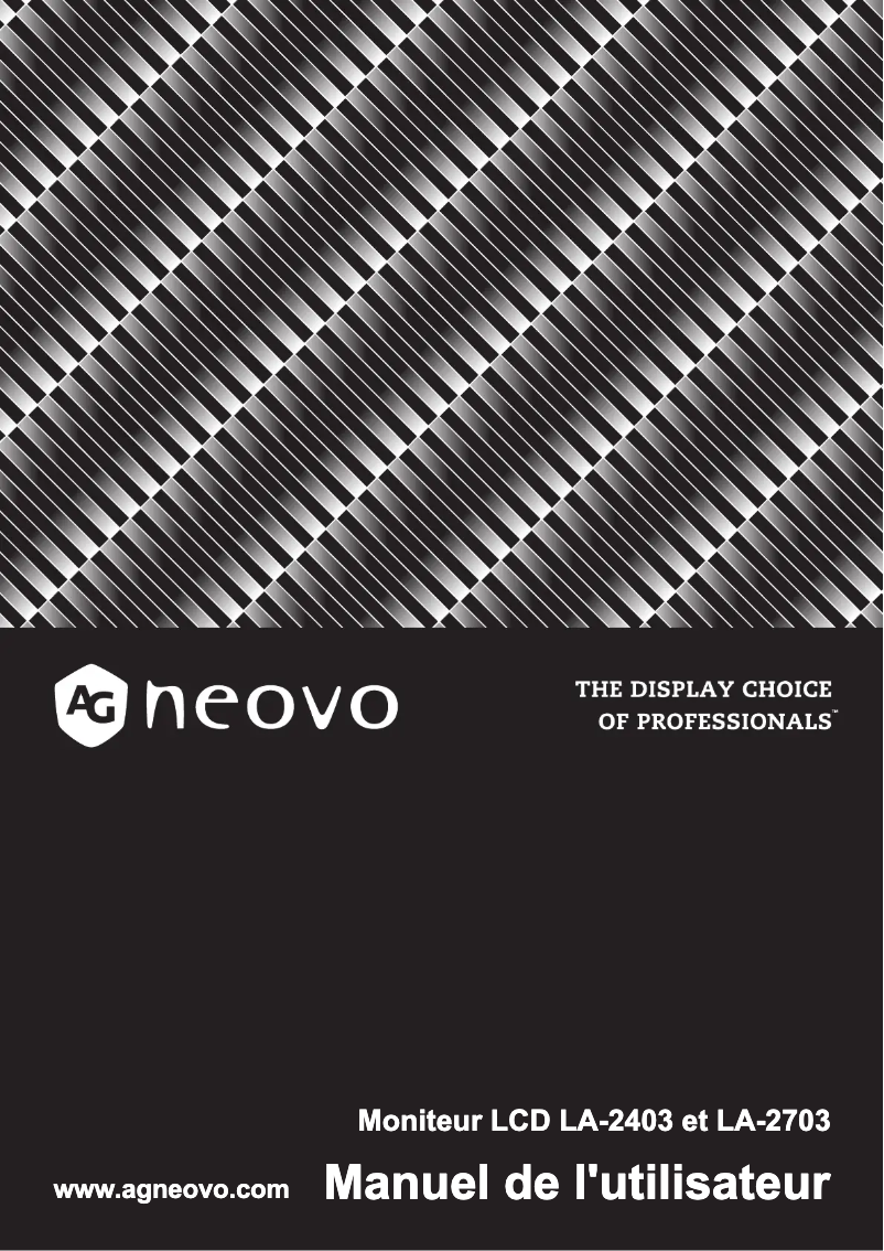 Image de la première page du manuel de l'appareil LA-2403