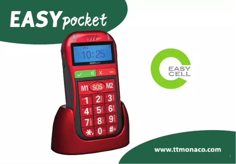 Page 1 de la notice Manuel utilisateur ITT Easy Pocket