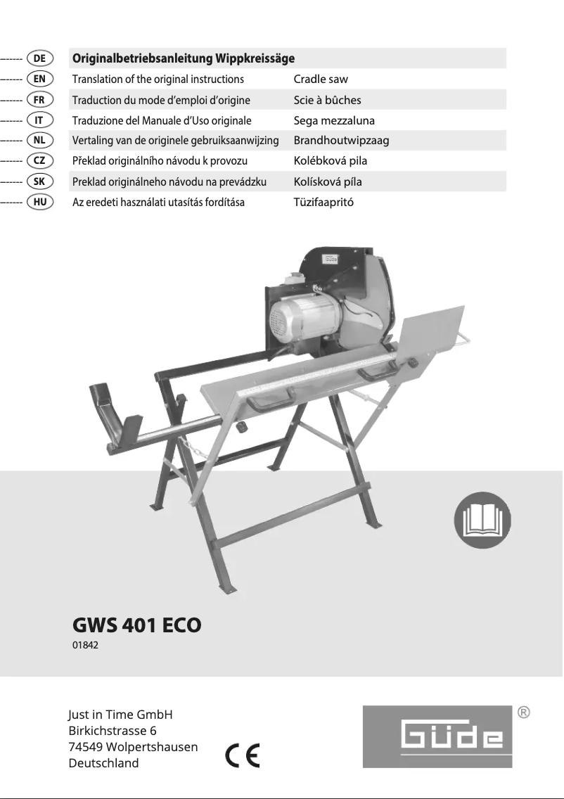 Image de la première page du manuel de l'appareil GWS 401 ECO