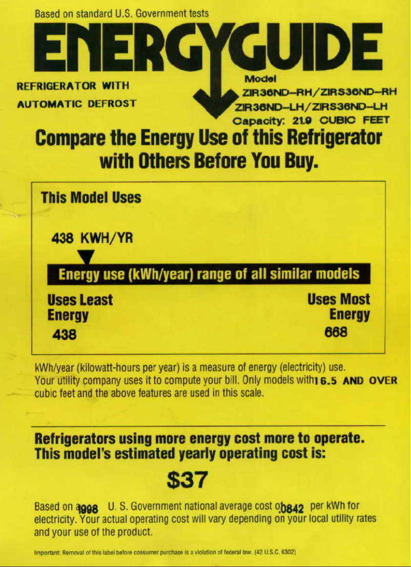 Imagen de la primera página del manual del dispositivo ZIRS36NDLH