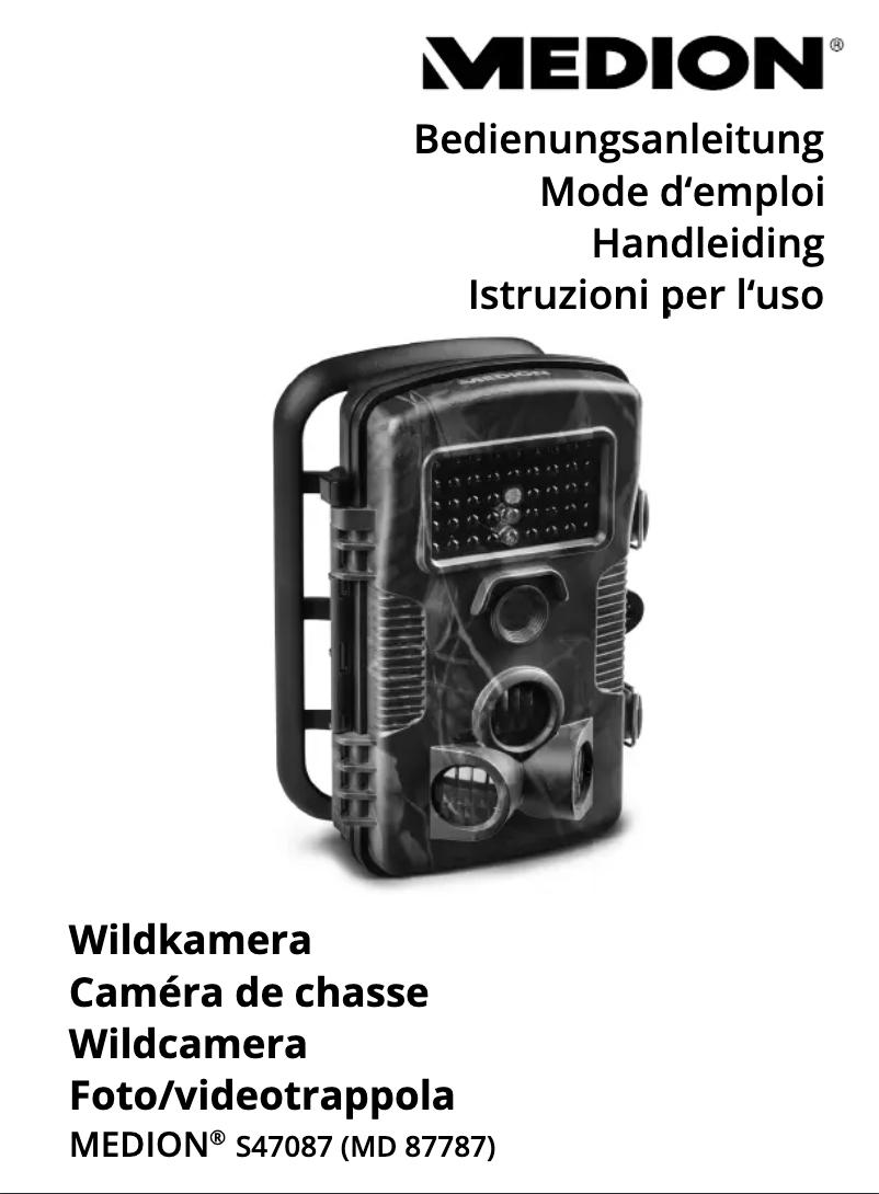 Page n°1 - Manuel utilisateur Medion S47087