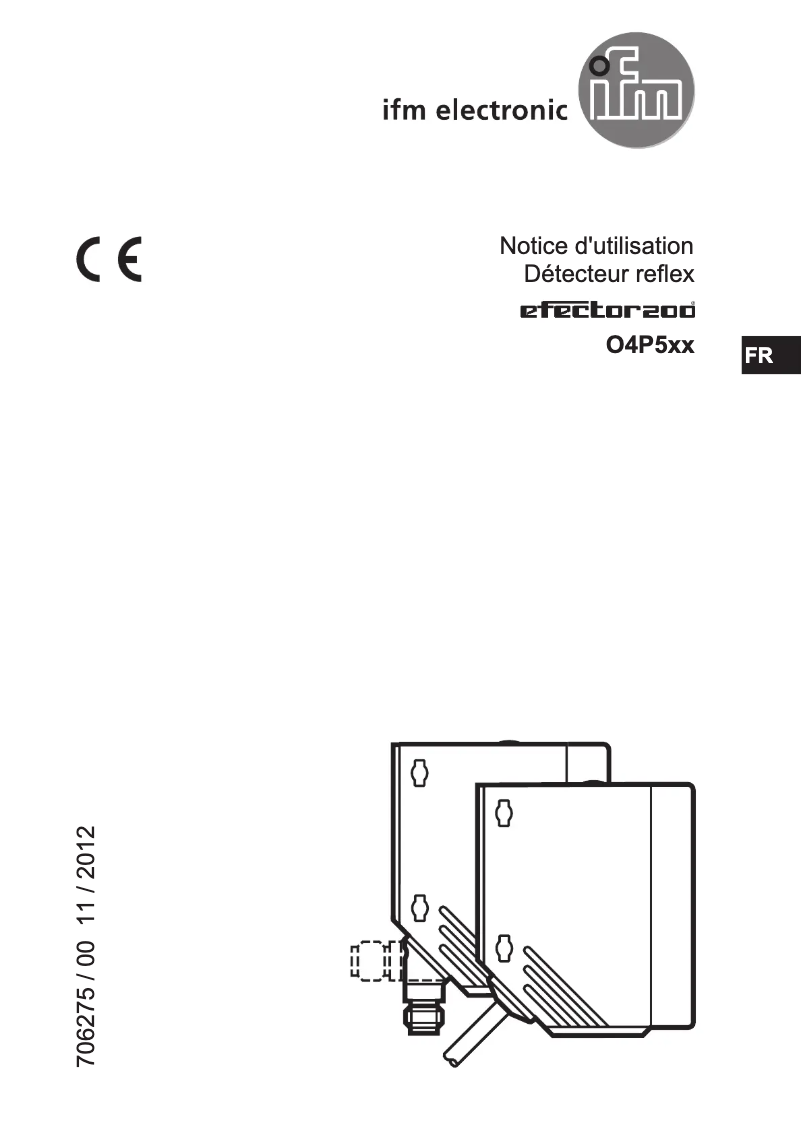 Page n°1 - Manuel utilisateur IFM O4P500