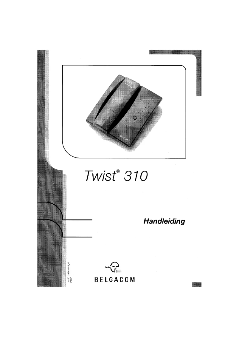 Página 1 del manual Manual de usuario Belgacom Twist 310