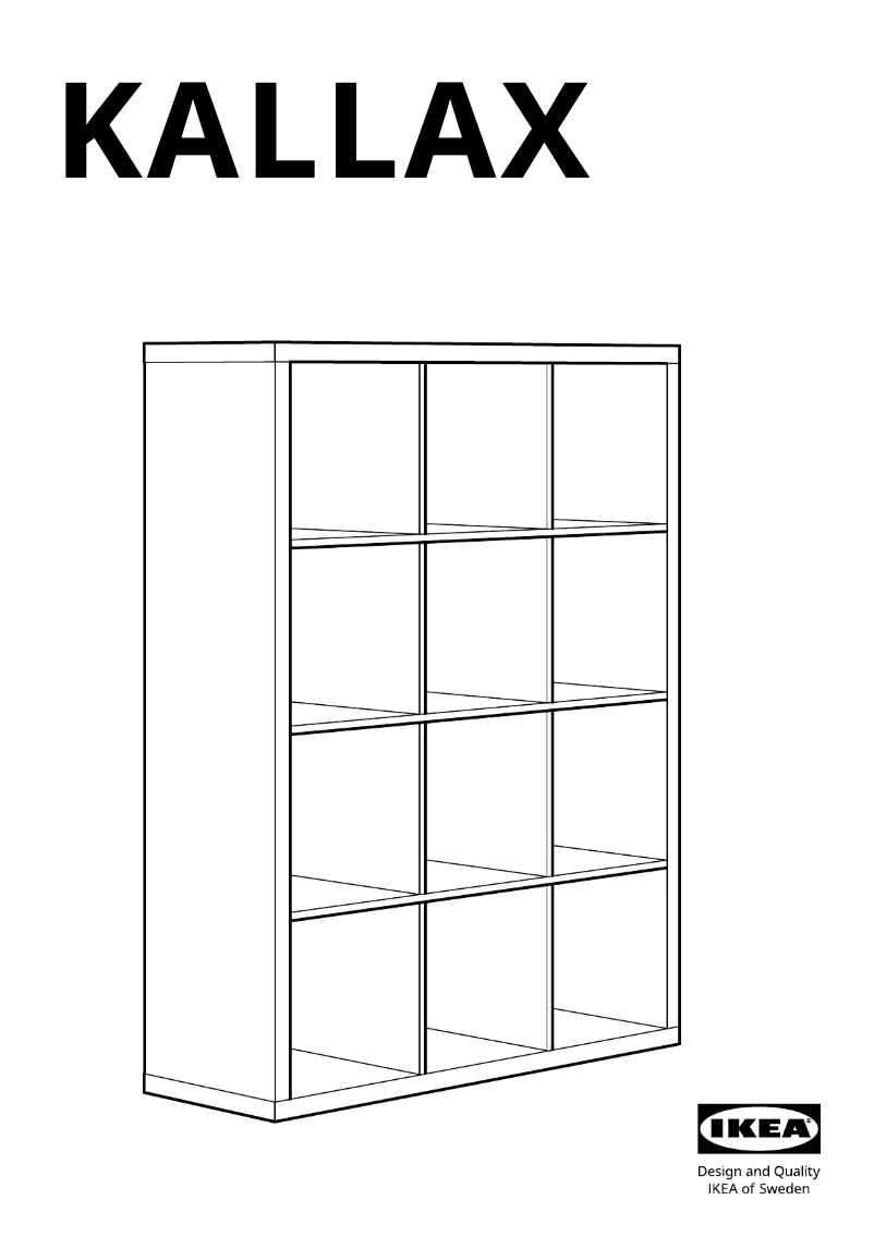 Imagen de la primera página del manual del dispositivo KALLAX 004.099.37