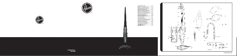 Page 1 of the manual User Manual Hoover Steam Capsule 2in1 CA2IN1D 011