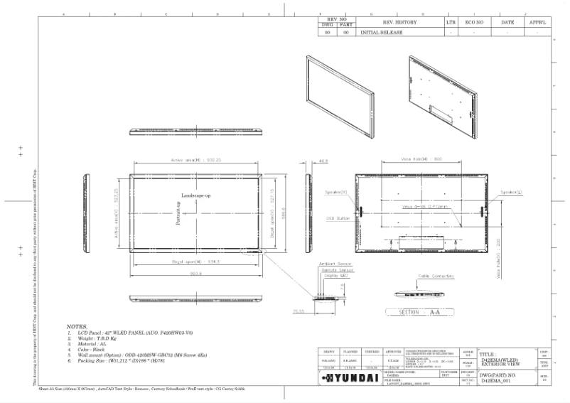 Image de la première page du manuel de l'appareil D42EMA