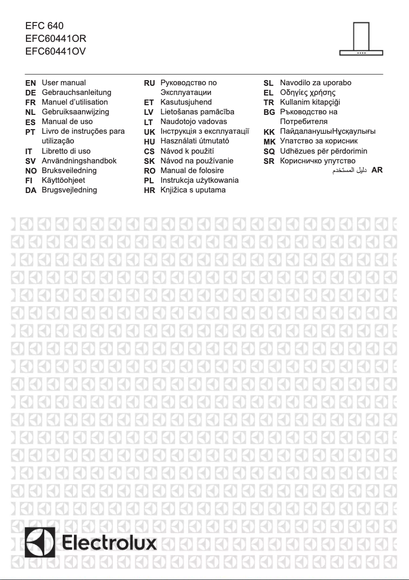 Page n°1 - Manuel utilisateur Electrolux EFC60441OV