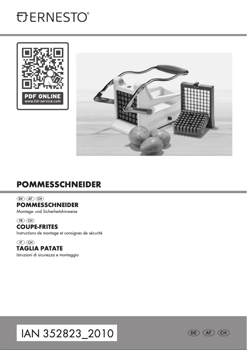 Page n°1 - Manuel utilisateur Ernesto HG04873B