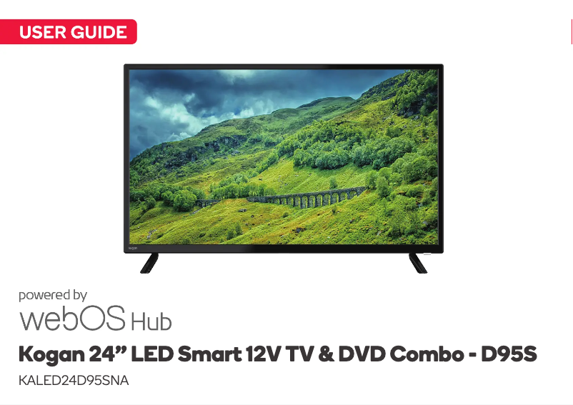 Page 1 de la notice Manuel utilisateur Kogan KALED24D96SQA