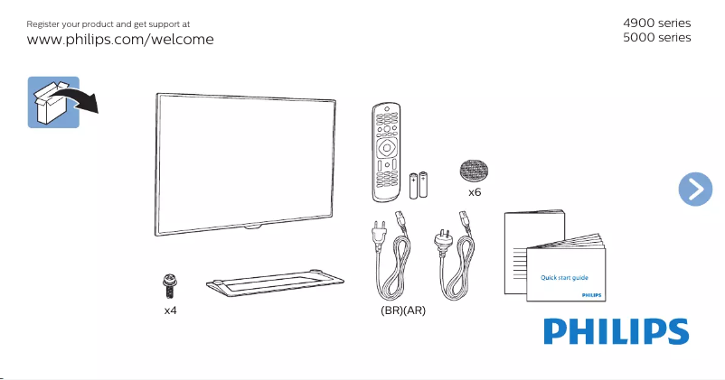 Page 1 de la notice Manuel utilisateur Philips 32PHG4900