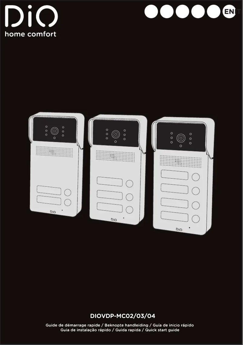 Image de la première page du manuel de l'appareil DiOVDP-MC04