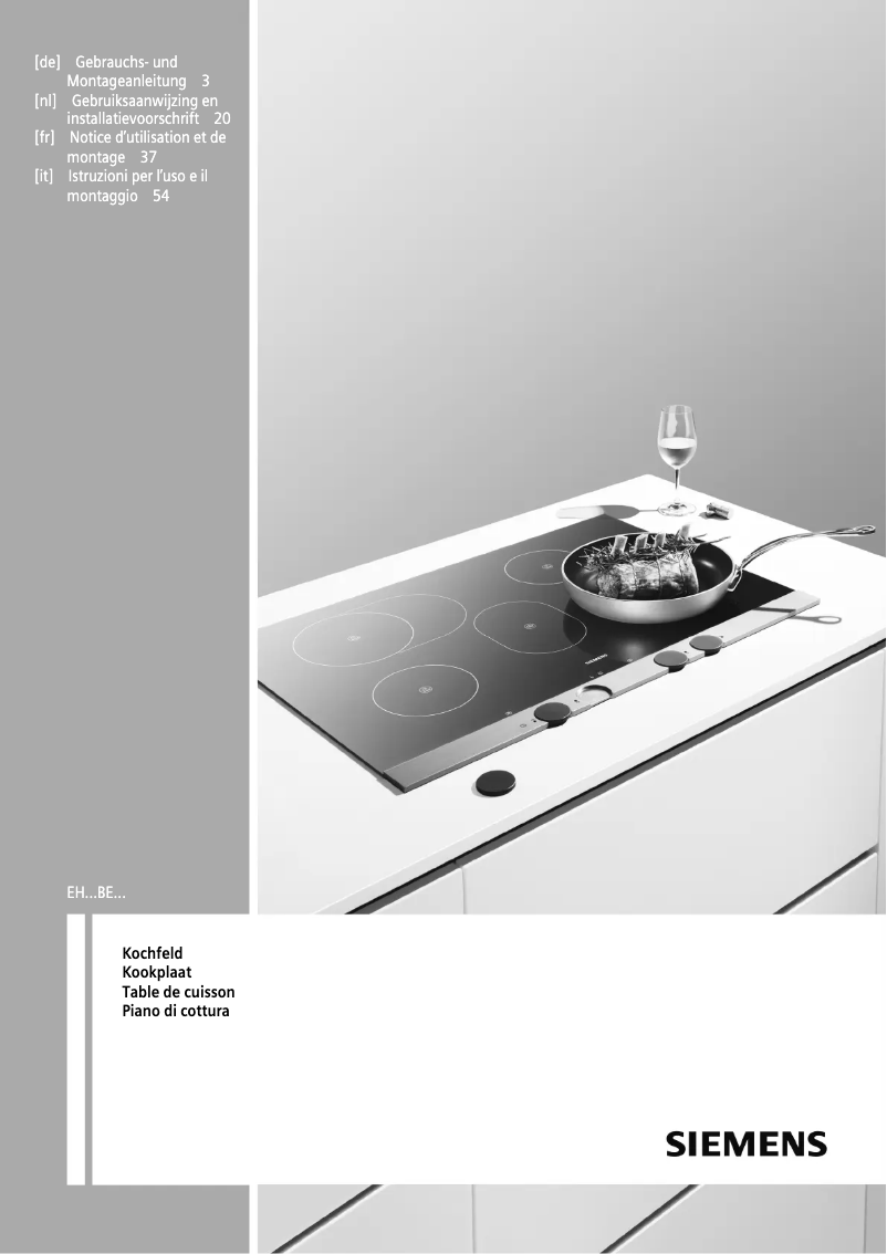 Image de la première page du manuel de l'appareil EH645BE18E