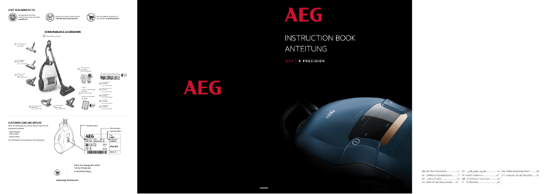 Image de la première page du manuel de l'appareil VX9-4-ÖKOX