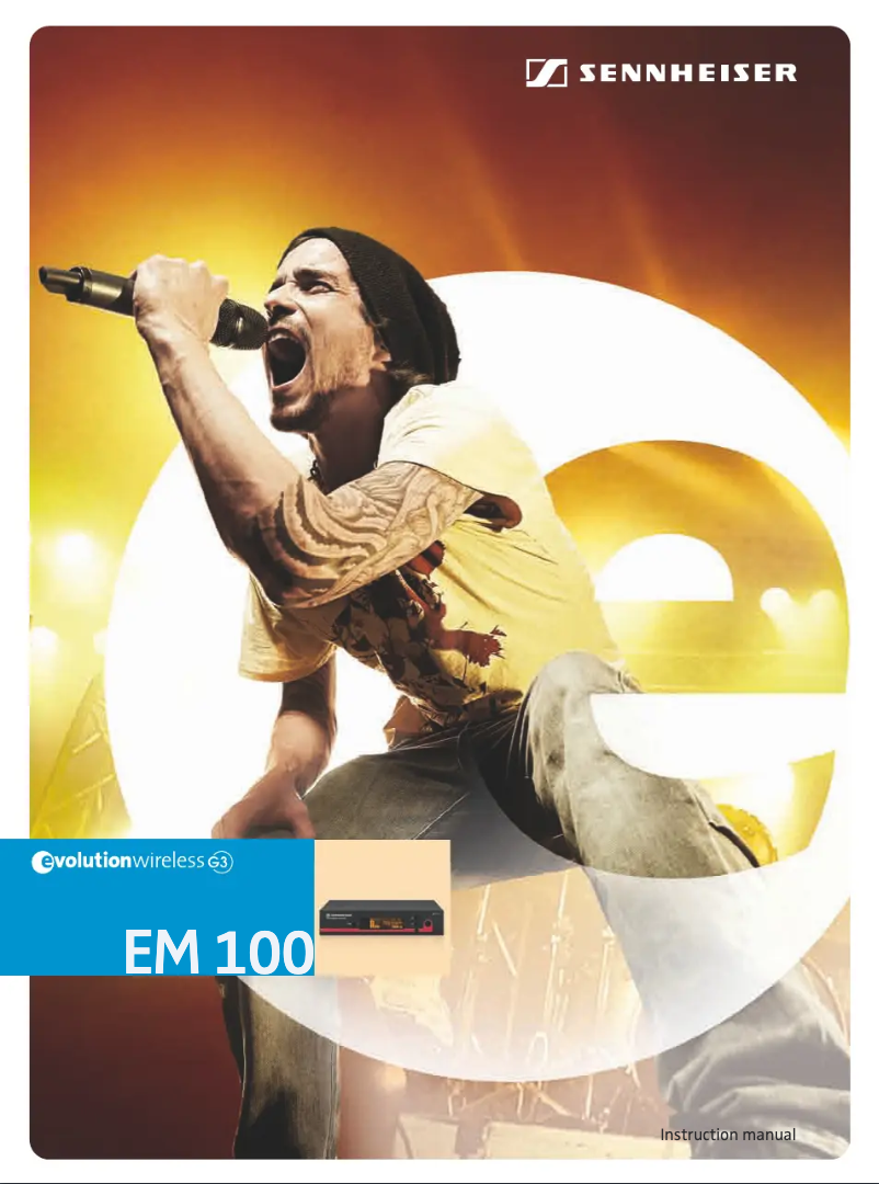 Page n°1 - Manuel utilisateur Sennheiser EM 100 G3-C-EU