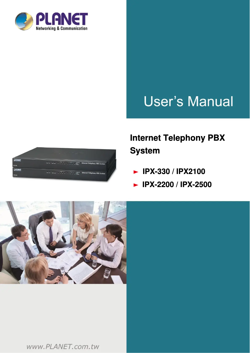 Image de la première page du manuel de l'appareil IPX-2500