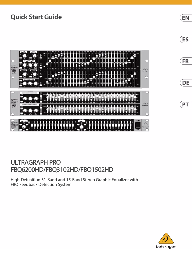 Image de la première page du manuel de l'appareil Ultragraph Pro FBQ6200HD