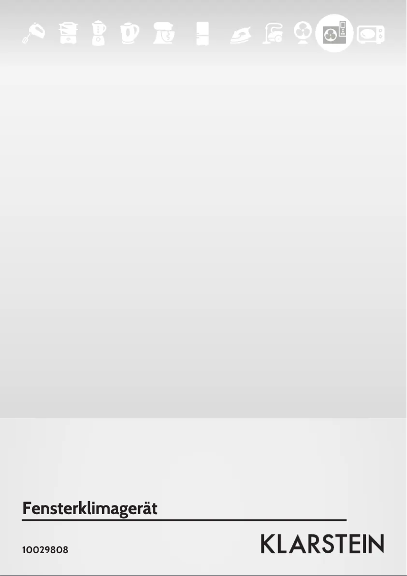 Page 1 de la notice Manuel utilisateur Klarstein 10029808