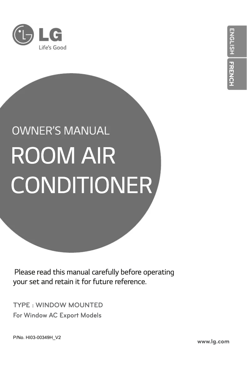 First page image of the manual for NWC126CGMM2