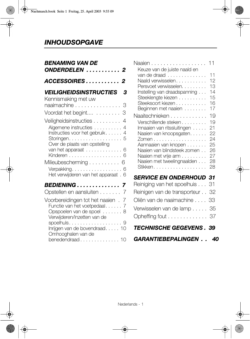 Page n°1 - Manuel utilisateur Victoria FY-812