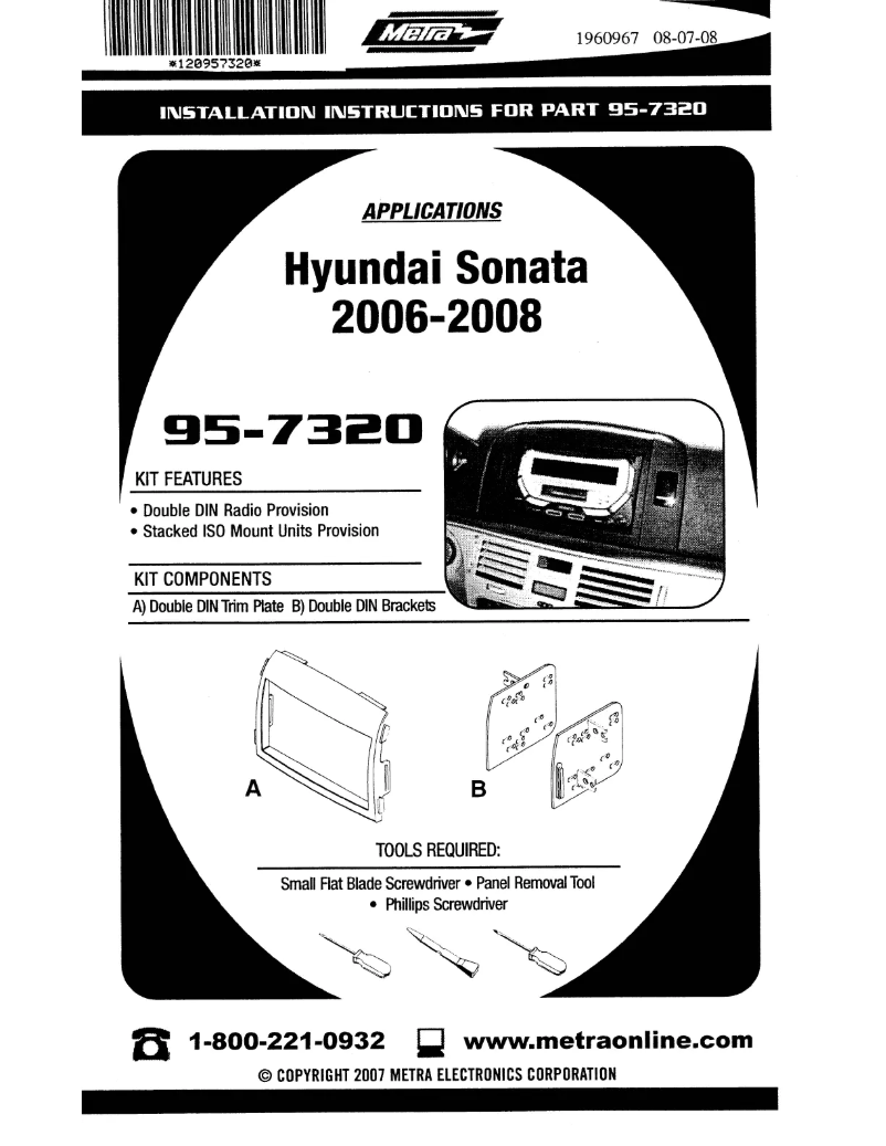 Imagen de la primera página del manual del dispositivo 95-7320