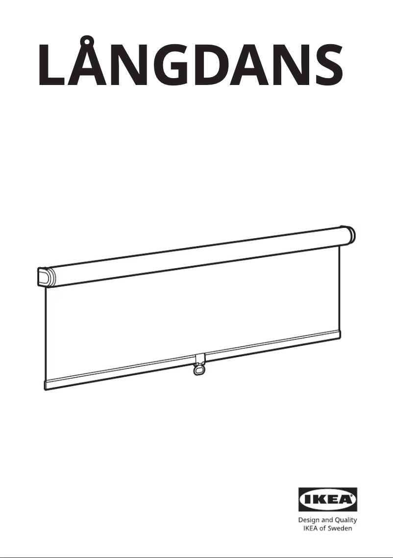 Página 1 del manual Manual de usuario Ikea LÅNGDANS 004.718.30