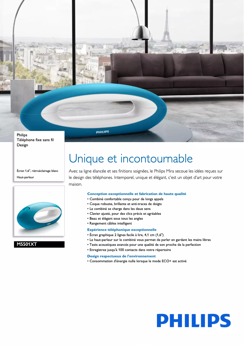 Image de la première page du manuel de l'appareil M550