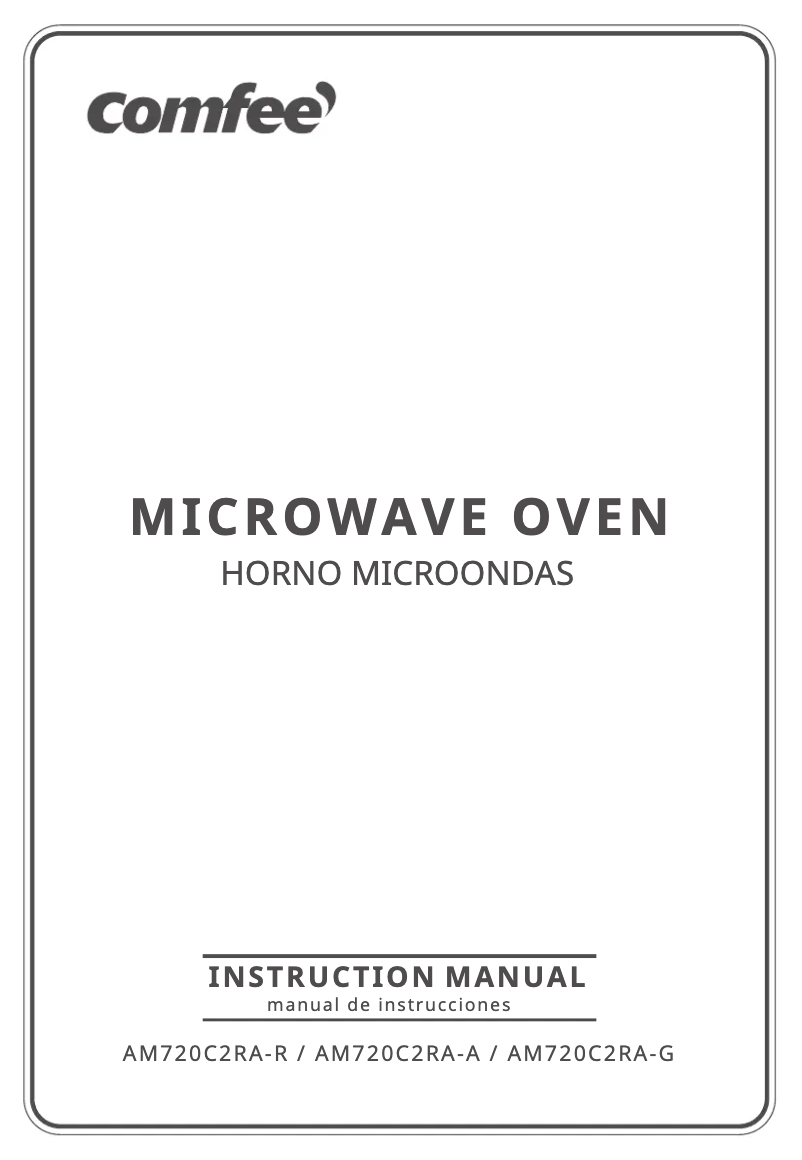 Image de la première page du manuel de l'appareil AM720C2RA-A