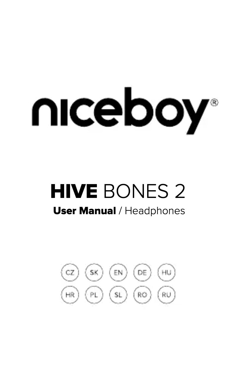 Page n°1 - Manuel utilisateur Niceboy HIVE Bones 2