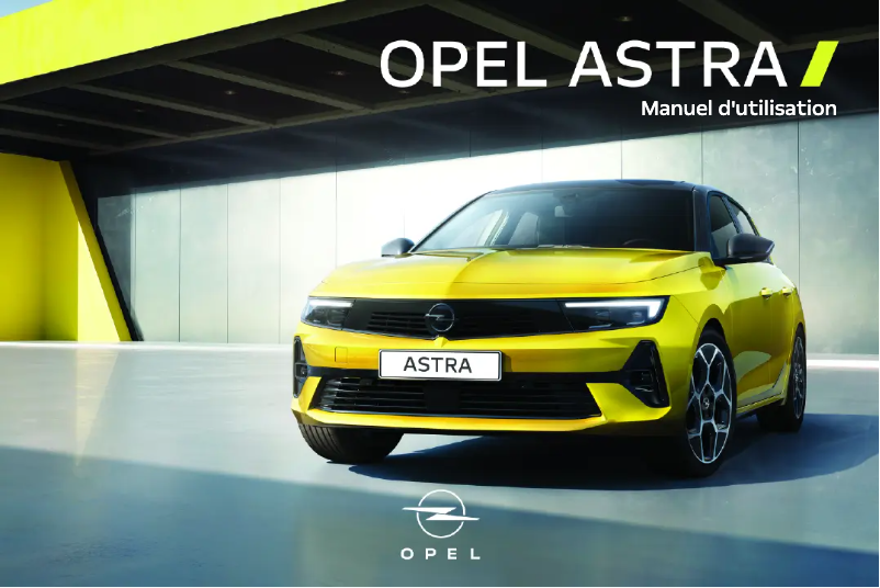 Page 1 de la notice Manuel utilisateur Opel Astra (2023)