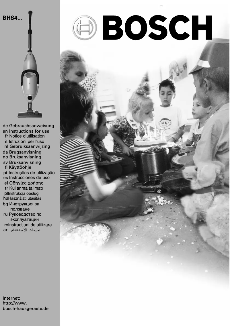 Page n°1 - Manuel utilisateur Bosch Flexa BHS 4200