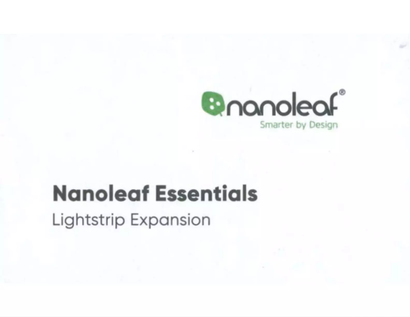 Page n°1 - Manuel utilisateur Nanoleaf NL55-0001LS-1M