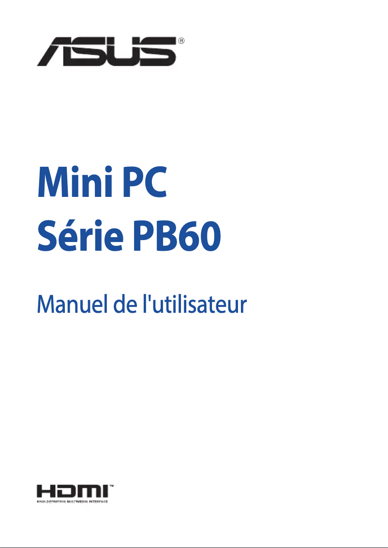 Page n°1 - Manuel utilisateur Asus PB60
