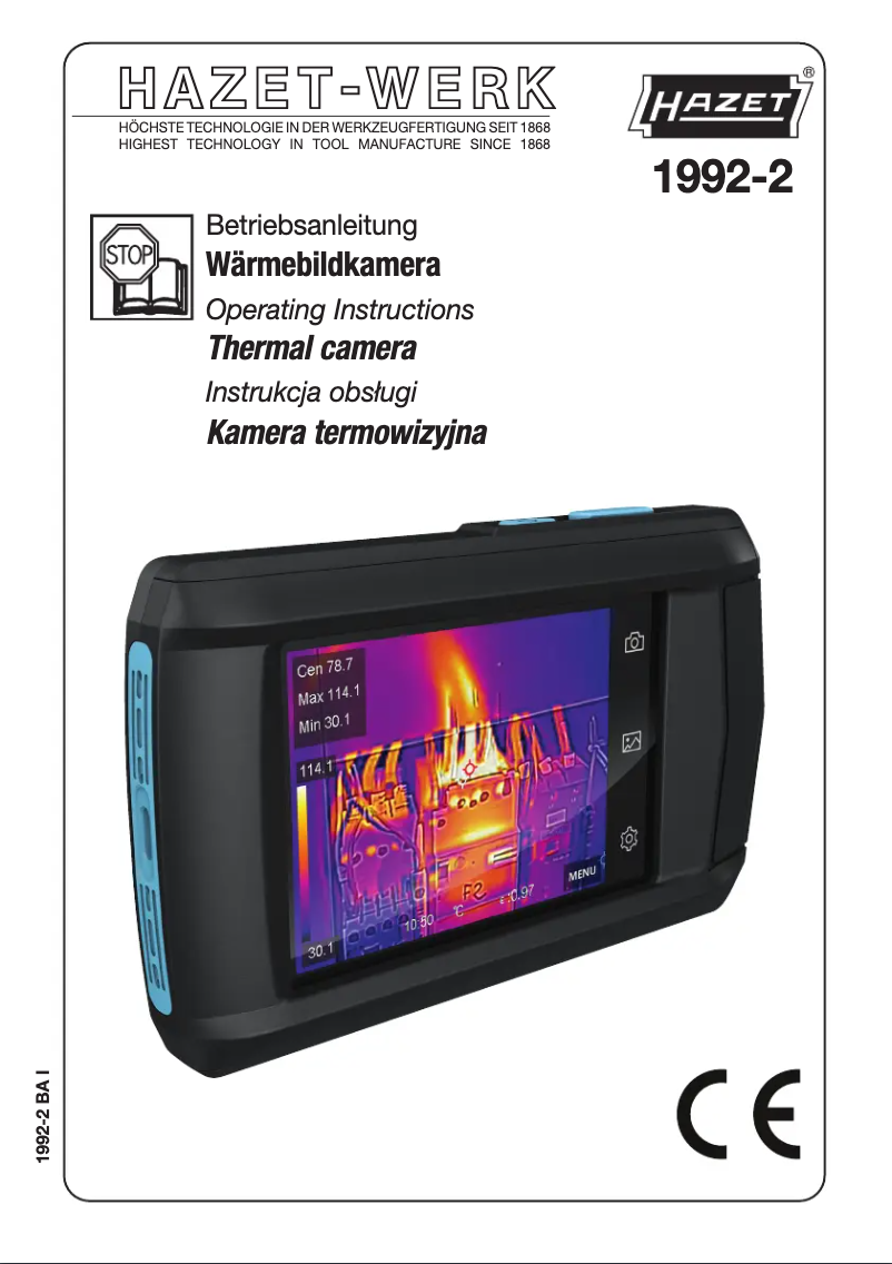 Página 1 del manual Manual de usuario Hazet 1992-2